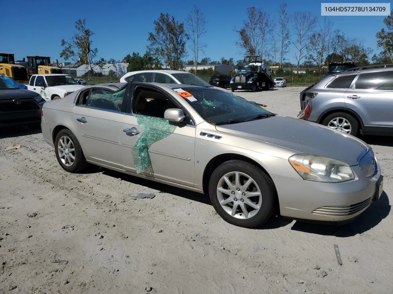 2008 Buick Lucerne Cxl VIN: 1G4HD57278U134709 Lot: 74464954