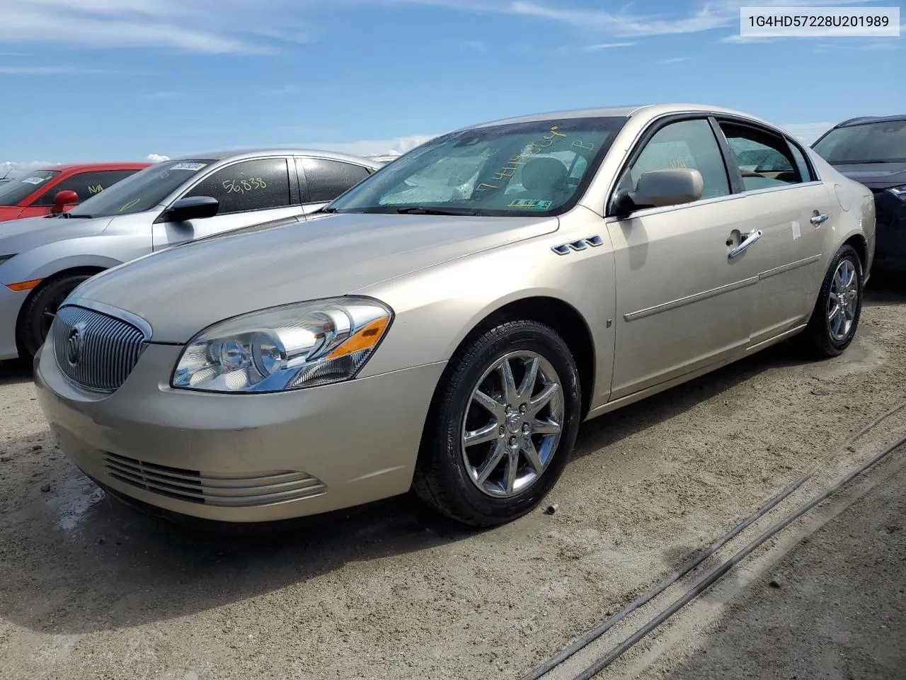 2008 Buick Lucerne Cxl VIN: 1G4HD57228U201989 Lot: 74919884