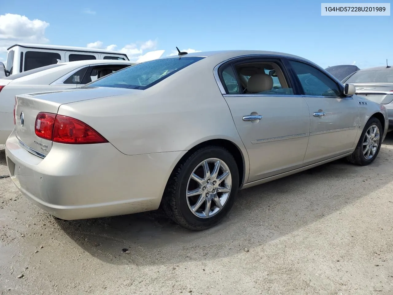 2008 Buick Lucerne Cxl VIN: 1G4HD57228U201989 Lot: 74919884