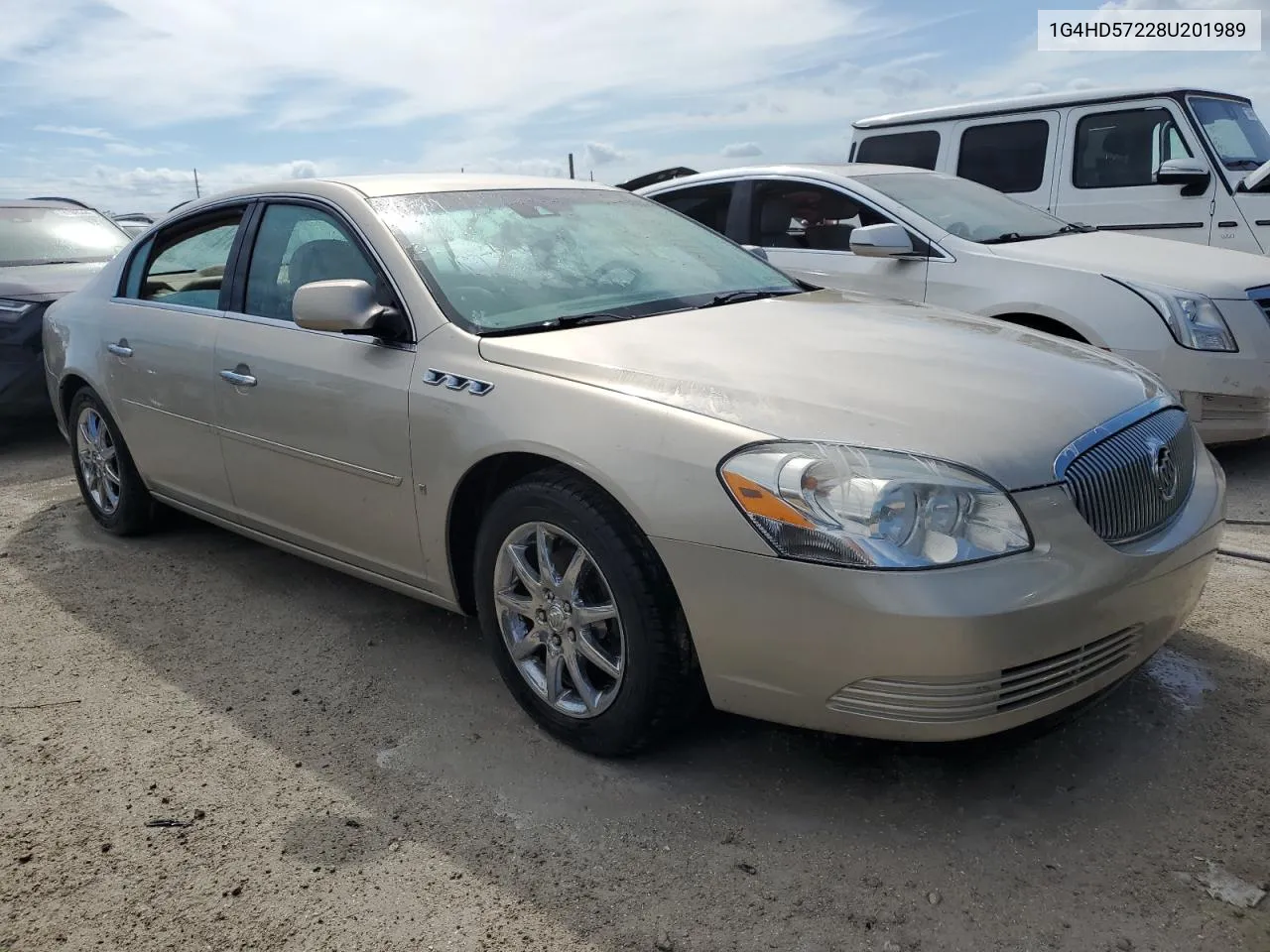 2008 Buick Lucerne Cxl VIN: 1G4HD57228U201989 Lot: 74919884