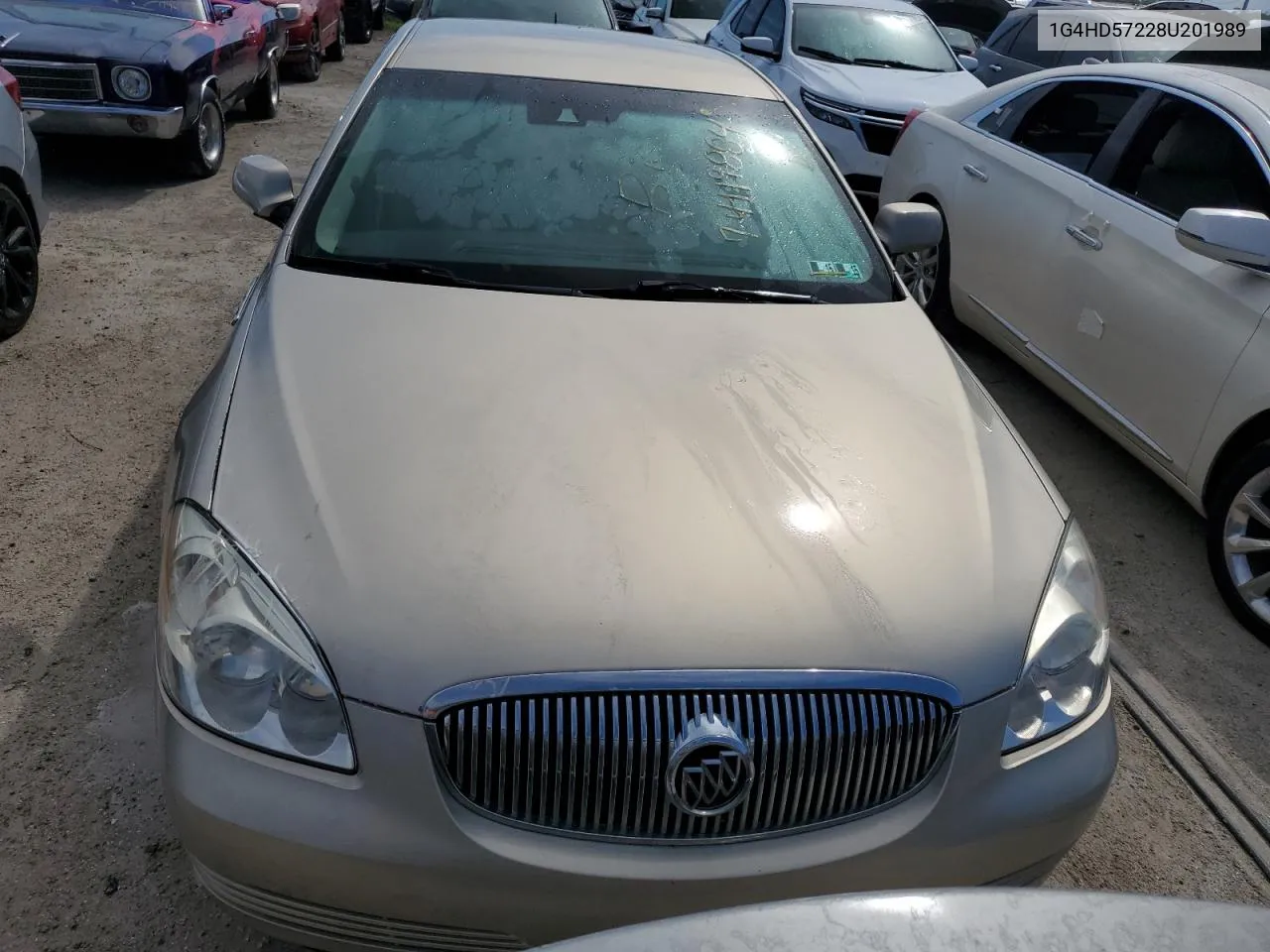 2008 Buick Lucerne Cxl VIN: 1G4HD57228U201989 Lot: 74919884