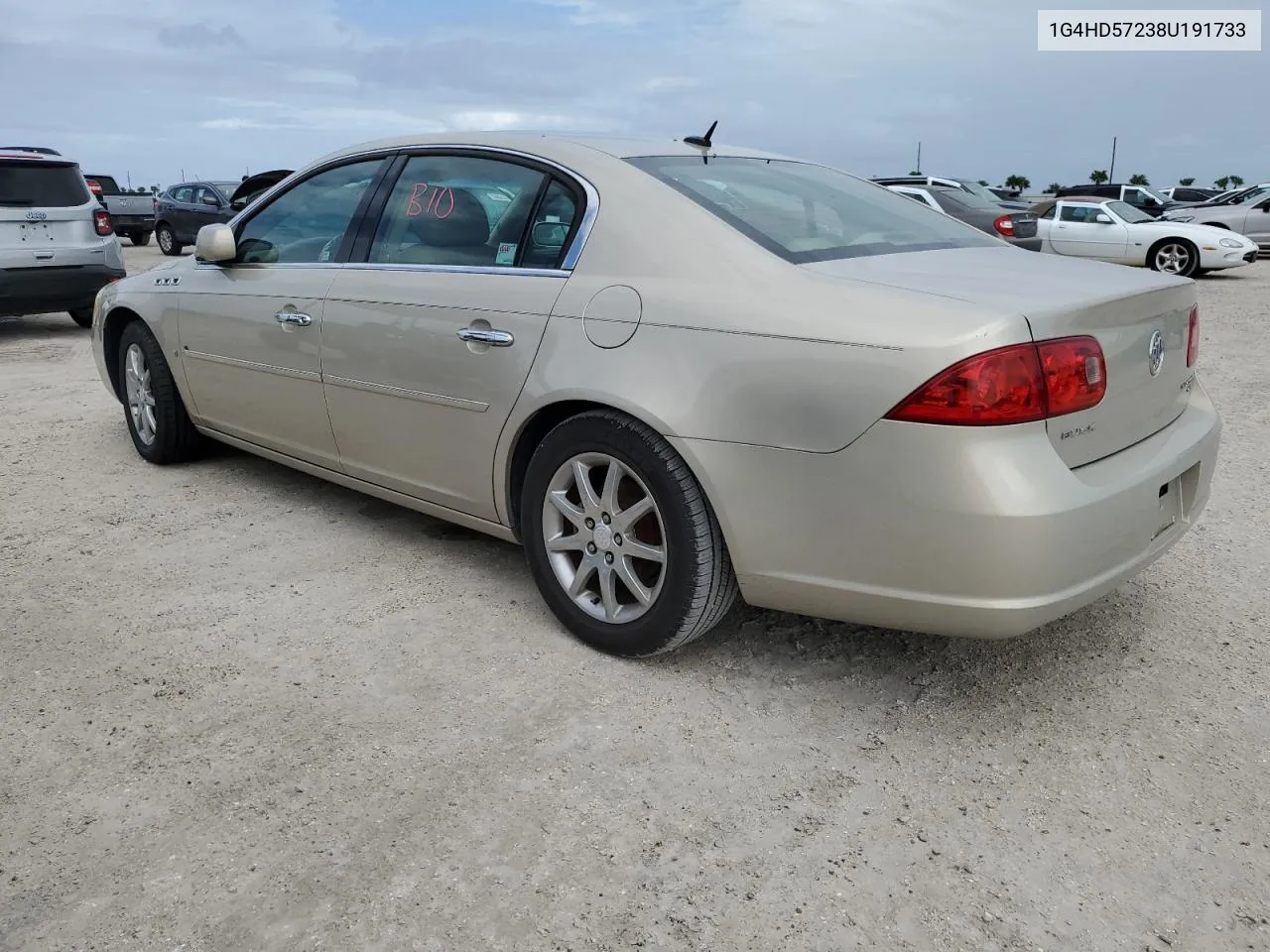 2008 Buick Lucerne Cxl VIN: 1G4HD57238U191733 Lot: 75042344