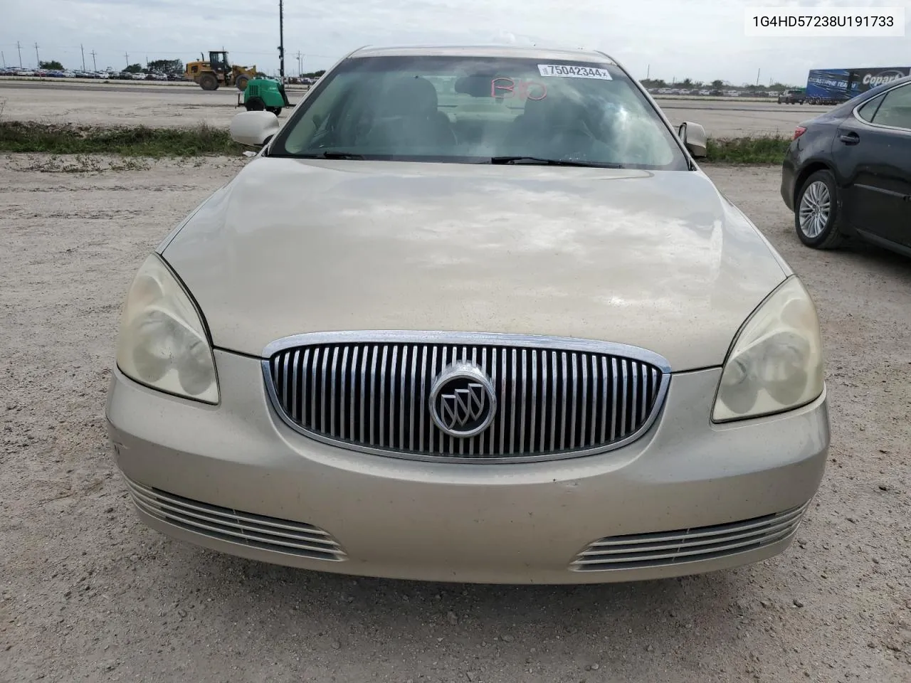 2008 Buick Lucerne Cxl VIN: 1G4HD57238U191733 Lot: 75042344