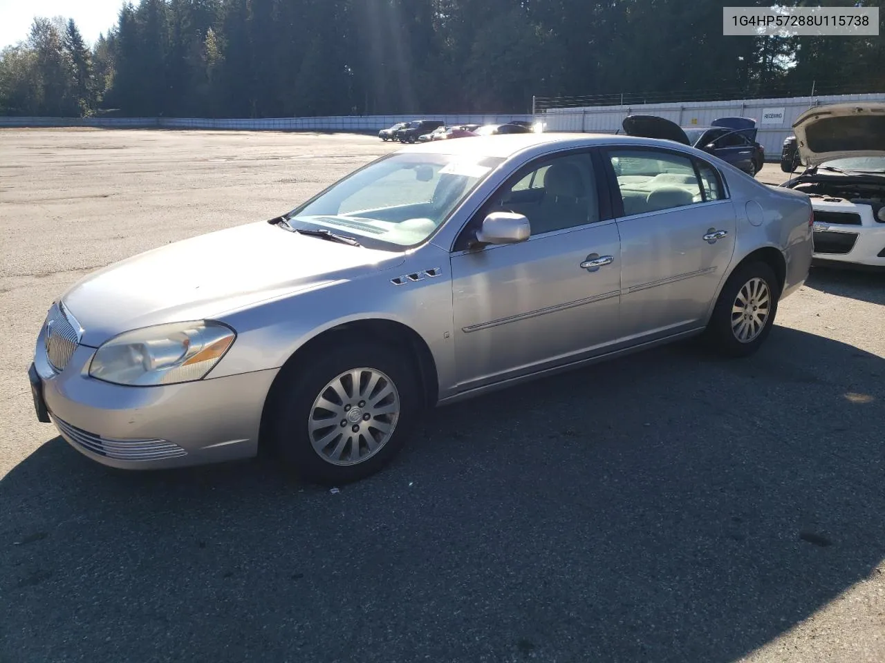 2008 Buick Lucerne Cx VIN: 1G4HP57288U115738 Lot: 75076404