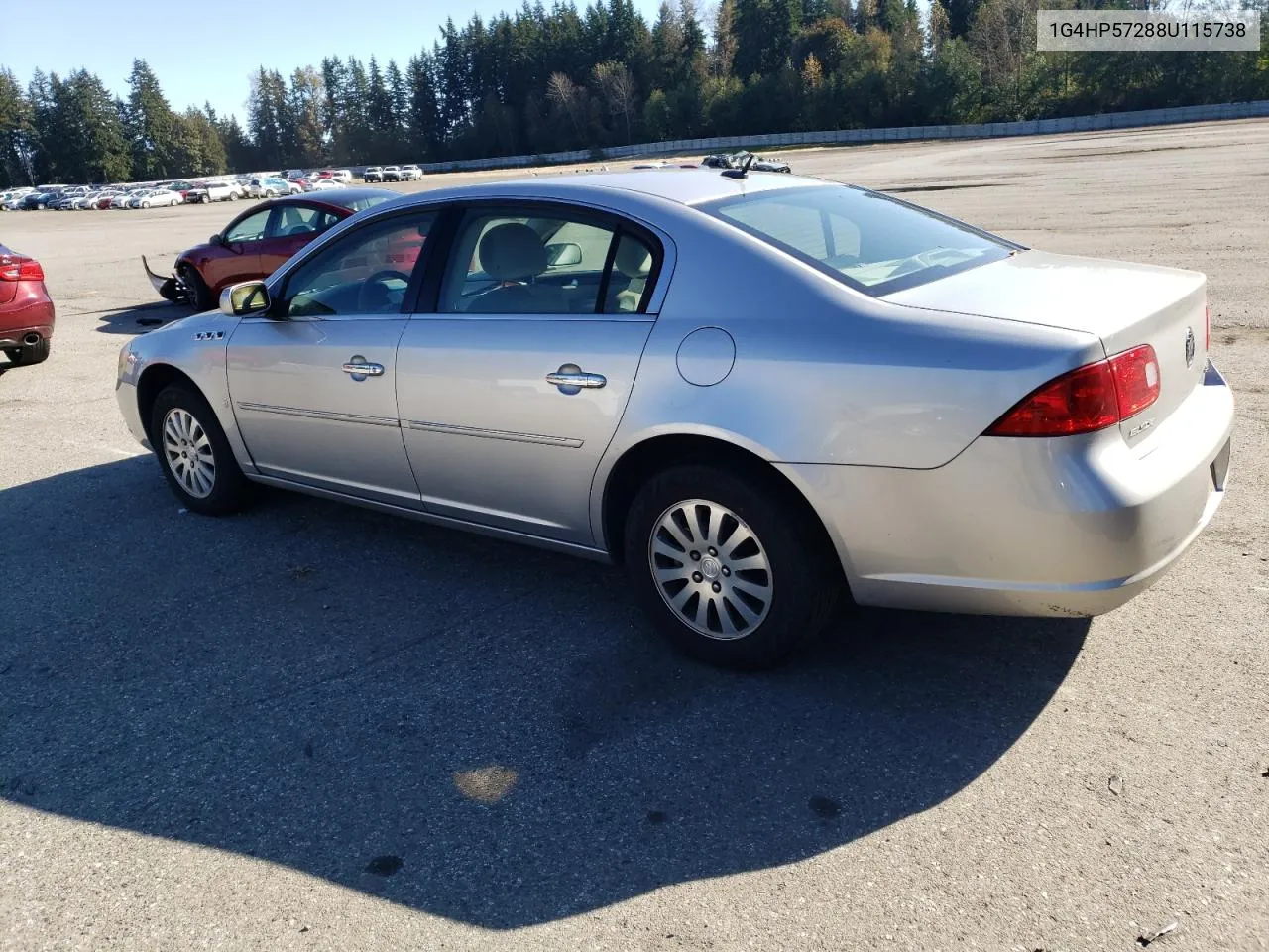 2008 Buick Lucerne Cx VIN: 1G4HP57288U115738 Lot: 75076404