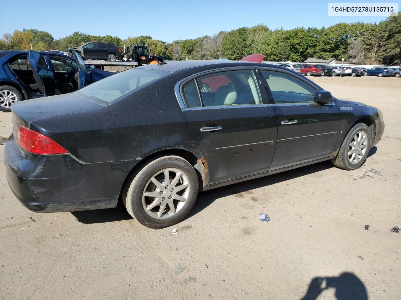 2008 Buick Lucerne Cxl VIN: 1G4HD57278U135715 Lot: 75138064