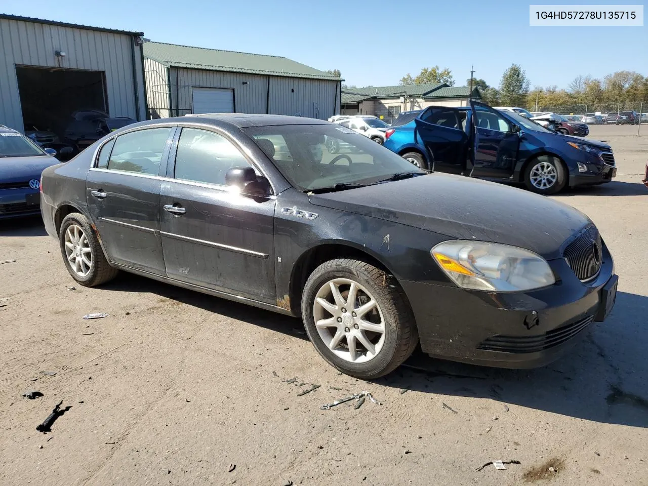 2008 Buick Lucerne Cxl VIN: 1G4HD57278U135715 Lot: 75138064