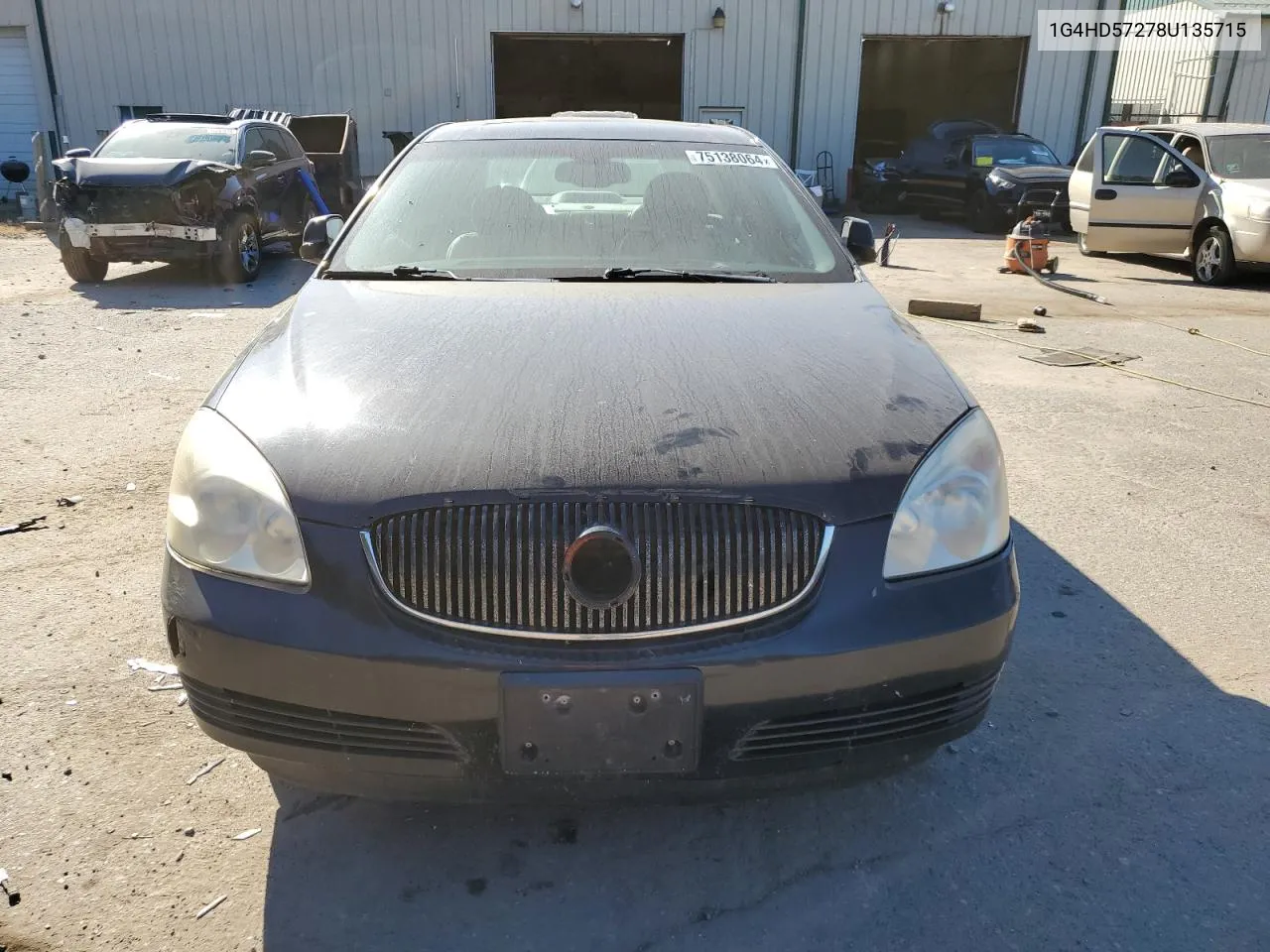 2008 Buick Lucerne Cxl VIN: 1G4HD57278U135715 Lot: 75138064