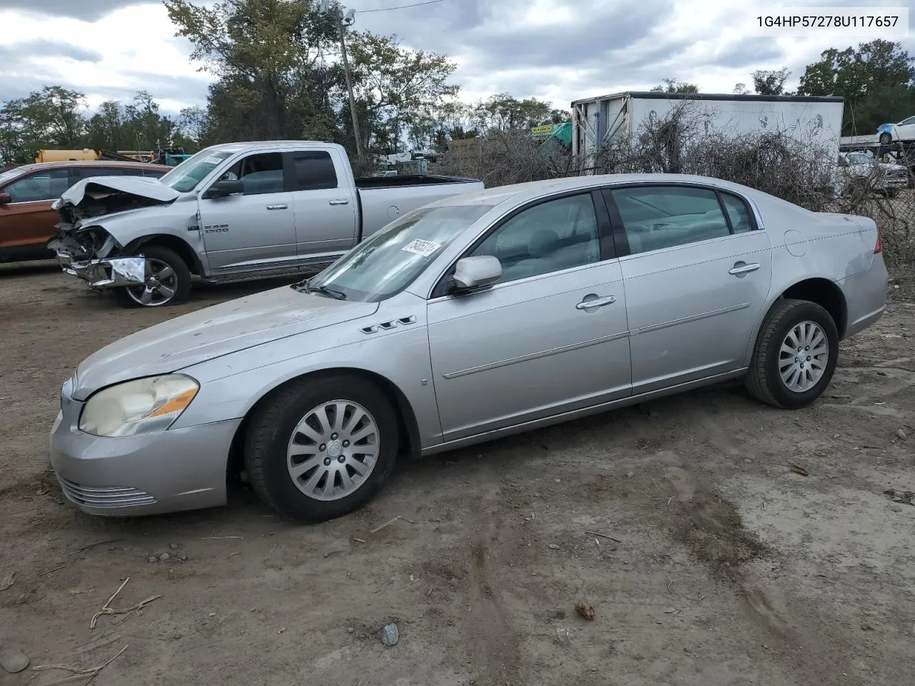 2008 Buick Lucerne Cx VIN: 1G4HP57278U117657 Lot: 75405324