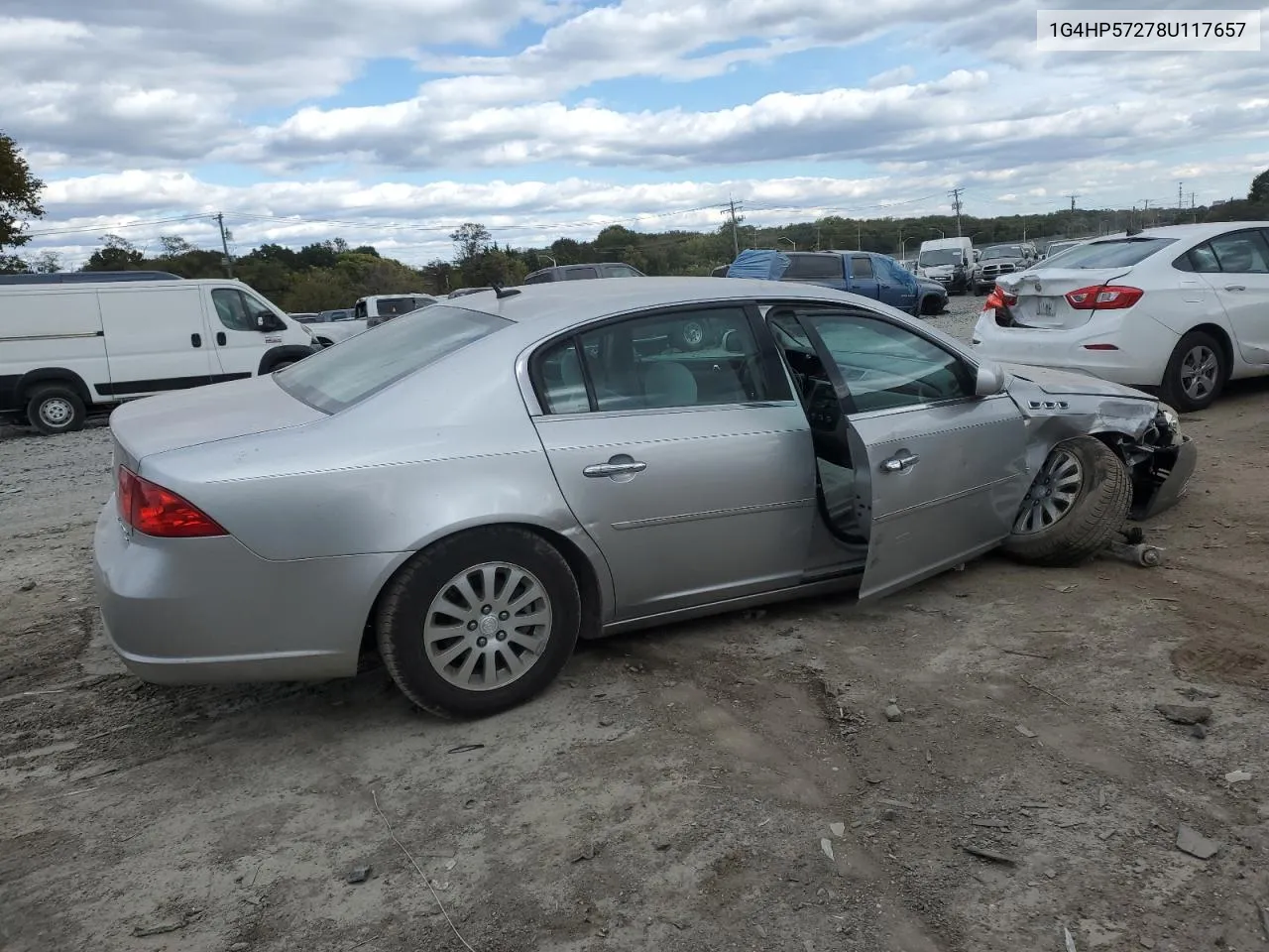 2008 Buick Lucerne Cx VIN: 1G4HP57278U117657 Lot: 75405324