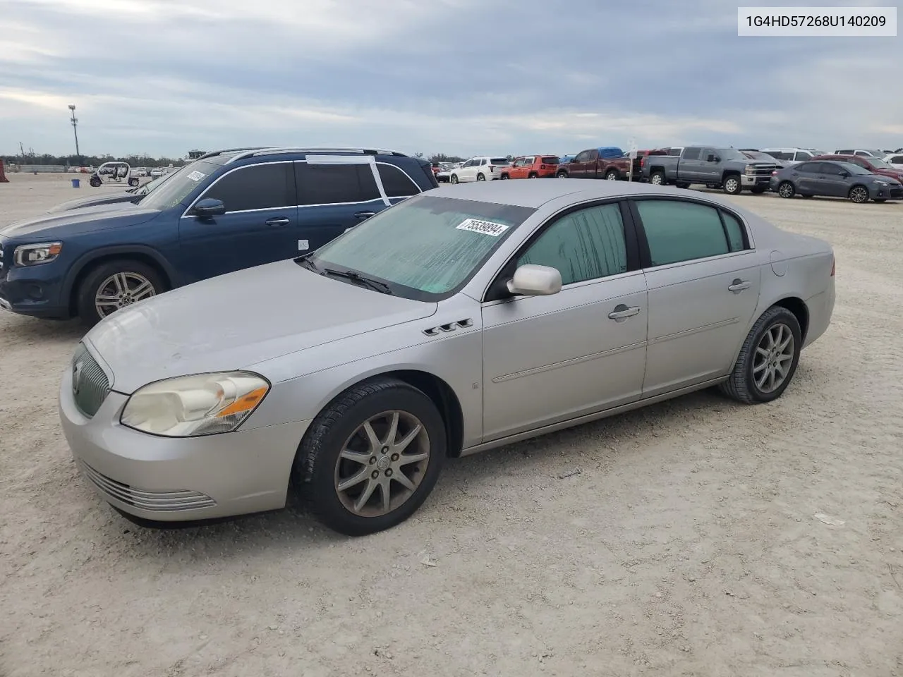 2008 Buick Lucerne Cxl VIN: 1G4HD57268U140209 Lot: 75539894