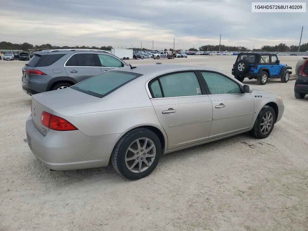 2008 Buick Lucerne Cxl VIN: 1G4HD57268U140209 Lot: 75539894