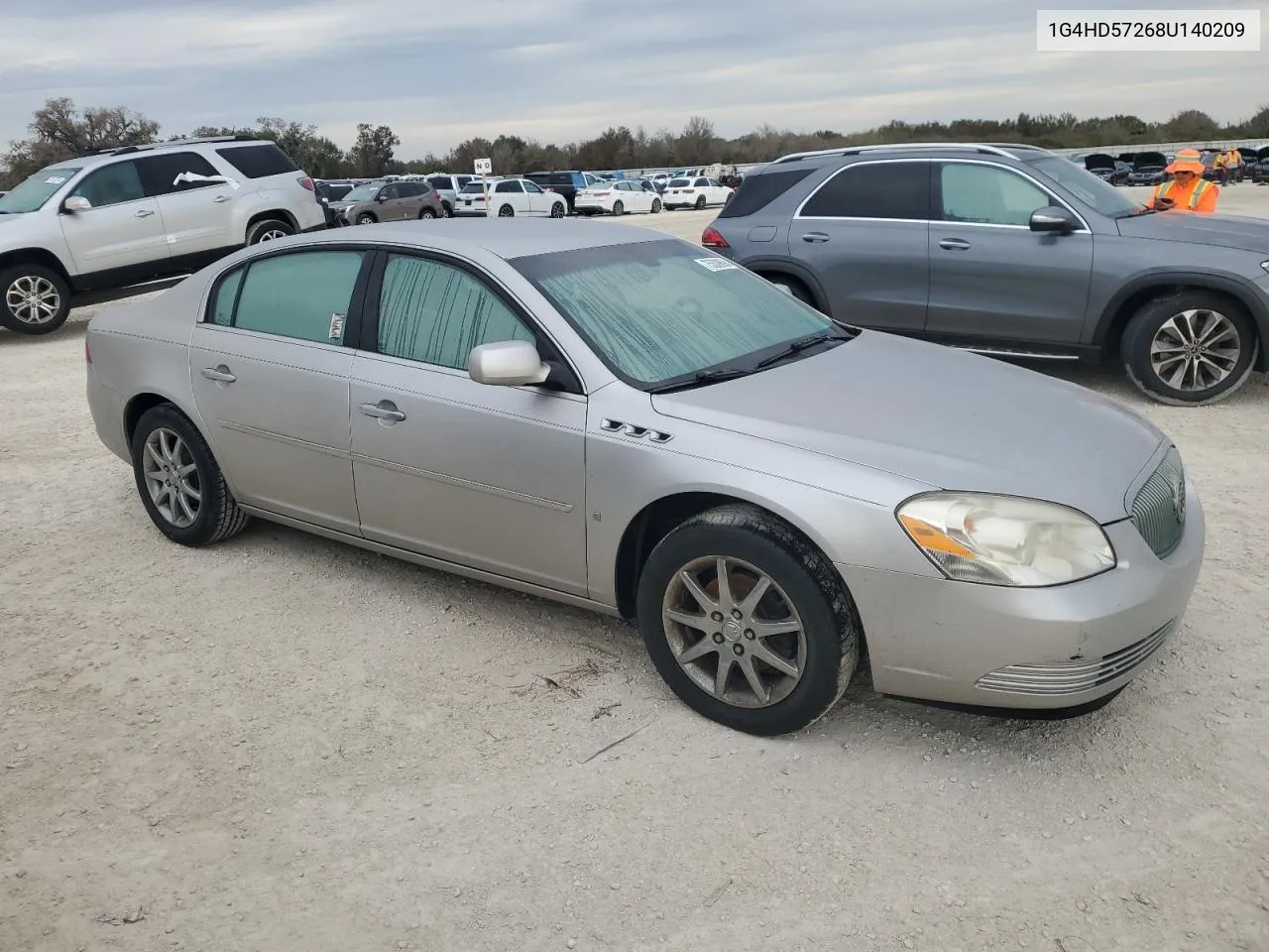 2008 Buick Lucerne Cxl VIN: 1G4HD57268U140209 Lot: 75539894