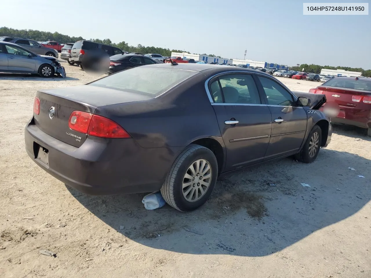 2008 Buick Lucerne Cx VIN: 1G4HP57248U141950 Lot: 75757524