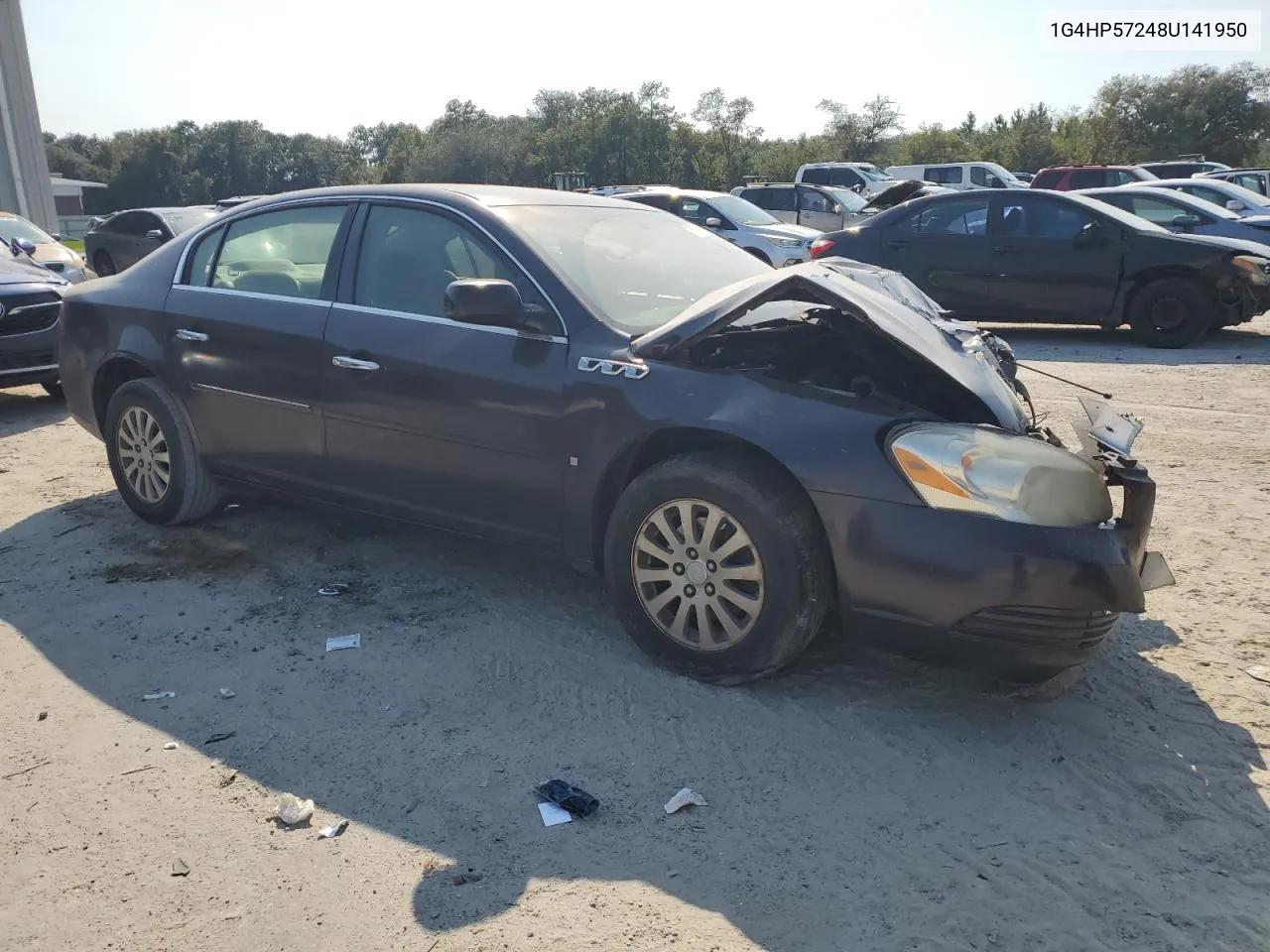 2008 Buick Lucerne Cx VIN: 1G4HP57248U141950 Lot: 75757524