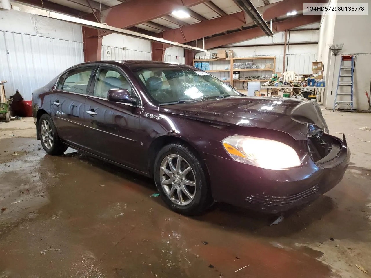 2008 Buick Lucerne Cxl VIN: 1G4HD57298U135778 Lot: 76048174