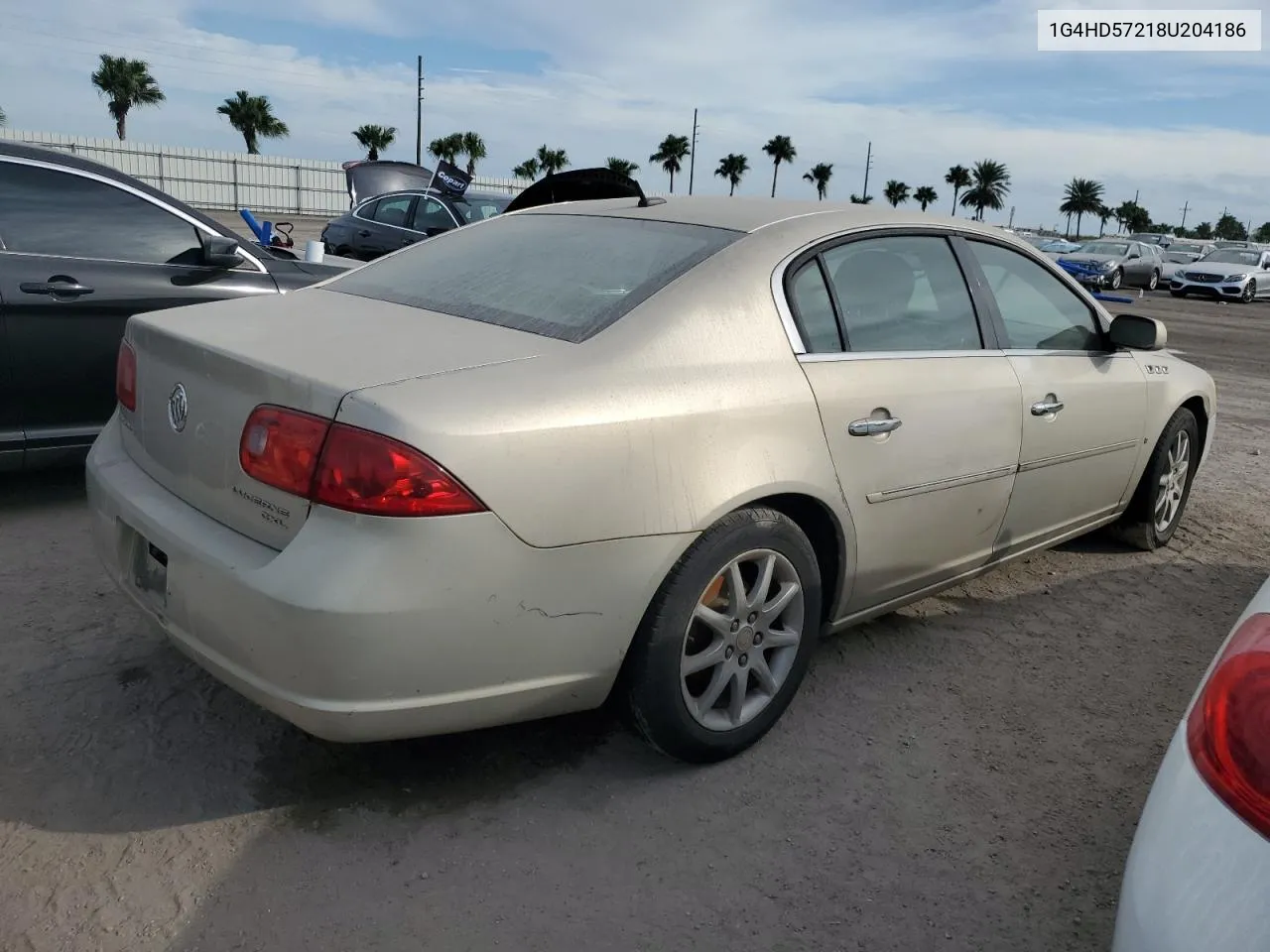 2008 Buick Lucerne Cxl VIN: 1G4HD57218U204186 Lot: 76153434