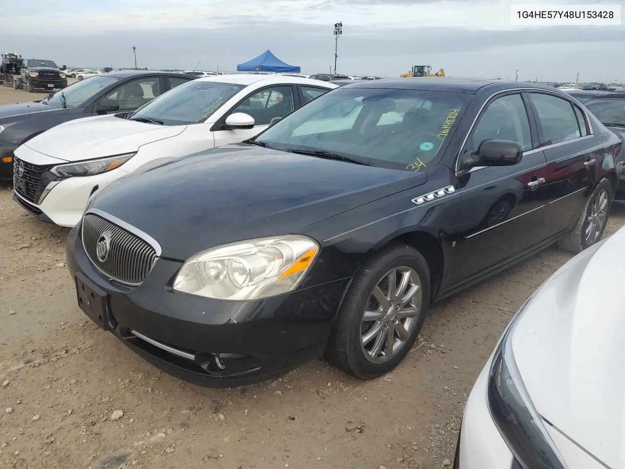 2008 Buick Lucerne Cxs VIN: 1G4HE57Y48U153428 Lot: 76198704