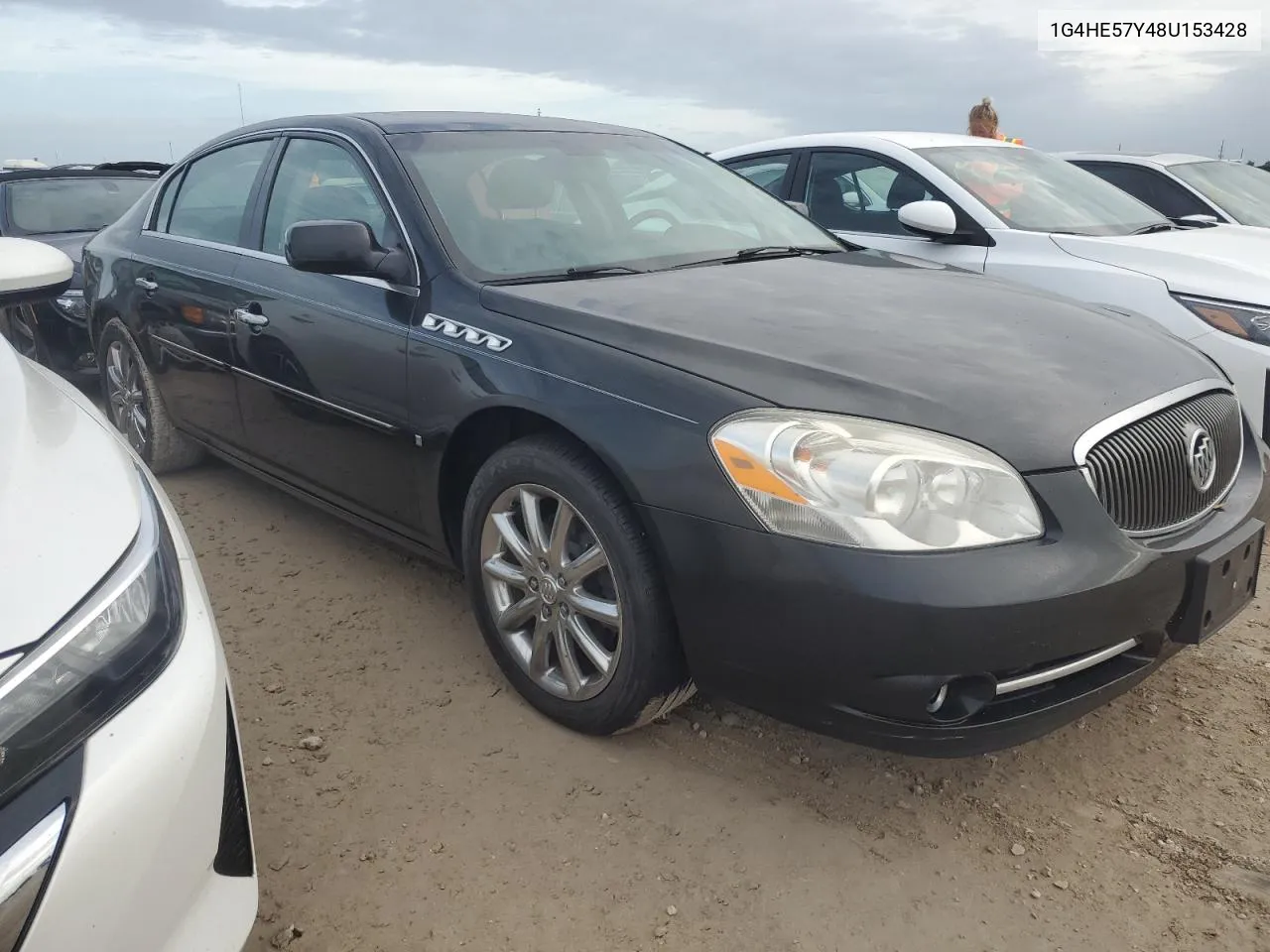 2008 Buick Lucerne Cxs VIN: 1G4HE57Y48U153428 Lot: 76198704