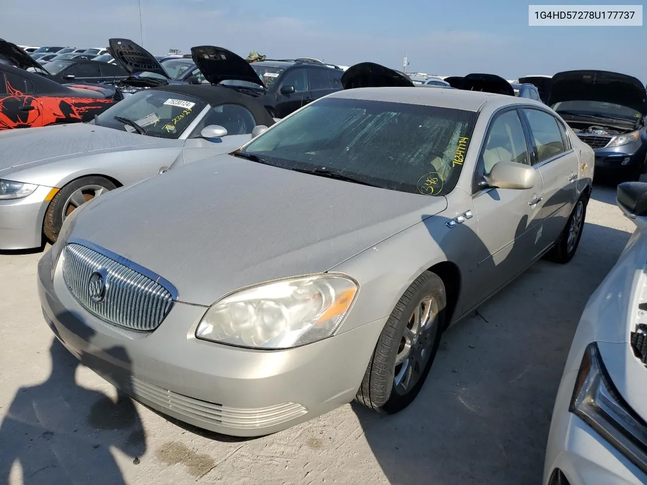 2008 Buick Lucerne Cxl VIN: 1G4HD57278U177737 Lot: 76347774