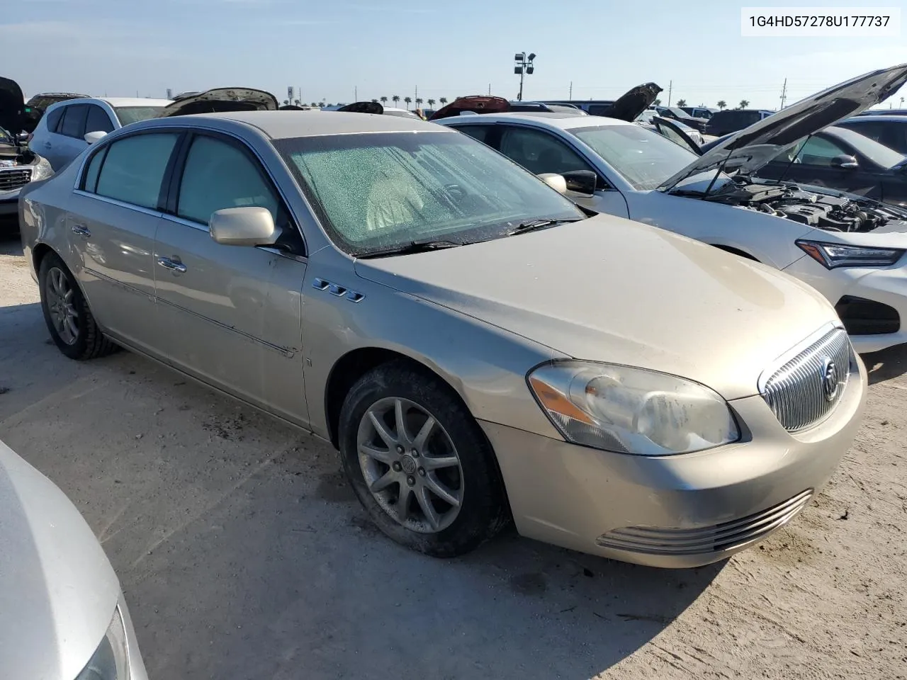 2008 Buick Lucerne Cxl VIN: 1G4HD57278U177737 Lot: 76347774