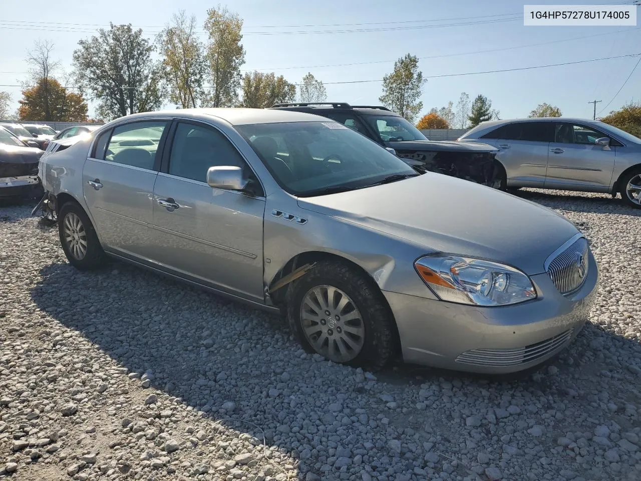 2008 Buick Lucerne Cx VIN: 1G4HP57278U174005 Lot: 76395064