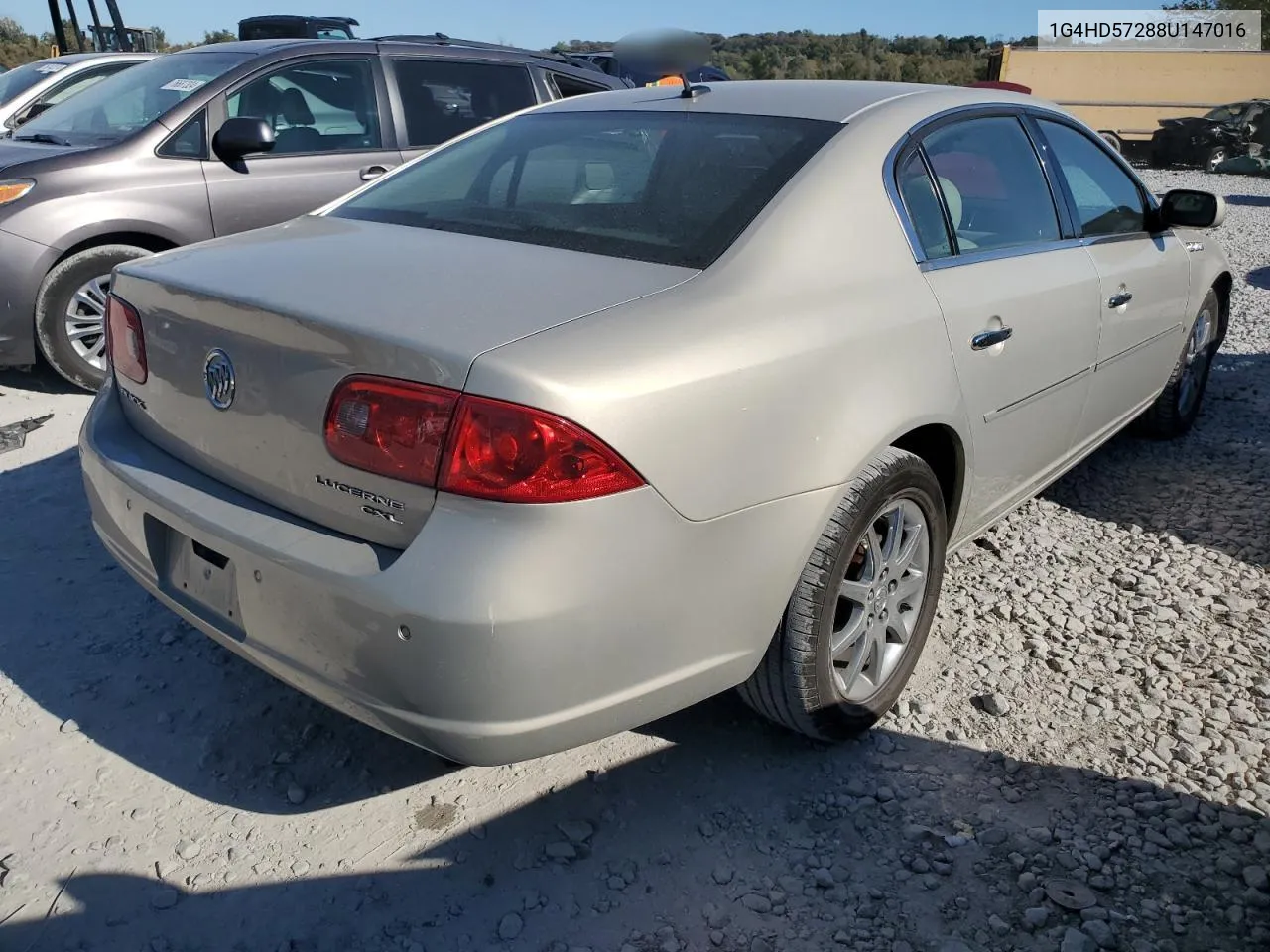 2008 Buick Lucerne Cxl VIN: 1G4HD57288U147016 Lot: 76478104