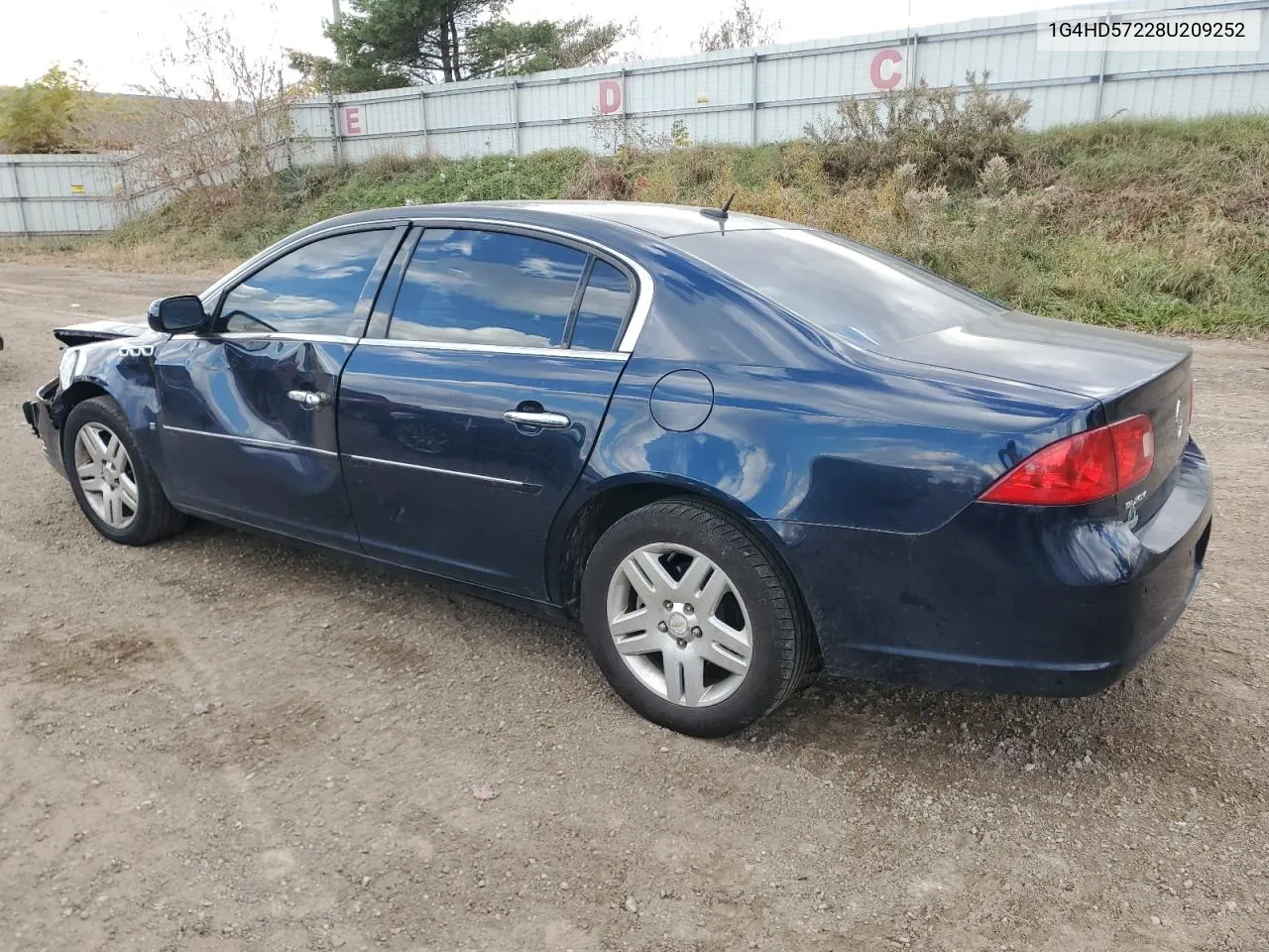 2008 Buick Lucerne Cxl VIN: 1G4HD57228U209252 Lot: 76612844