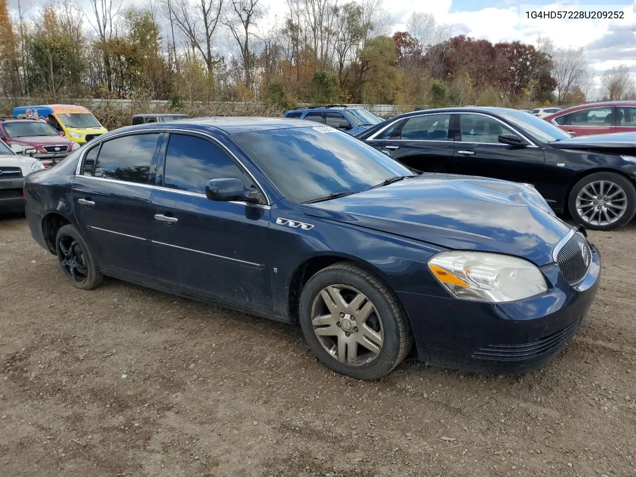 2008 Buick Lucerne Cxl VIN: 1G4HD57228U209252 Lot: 76612844