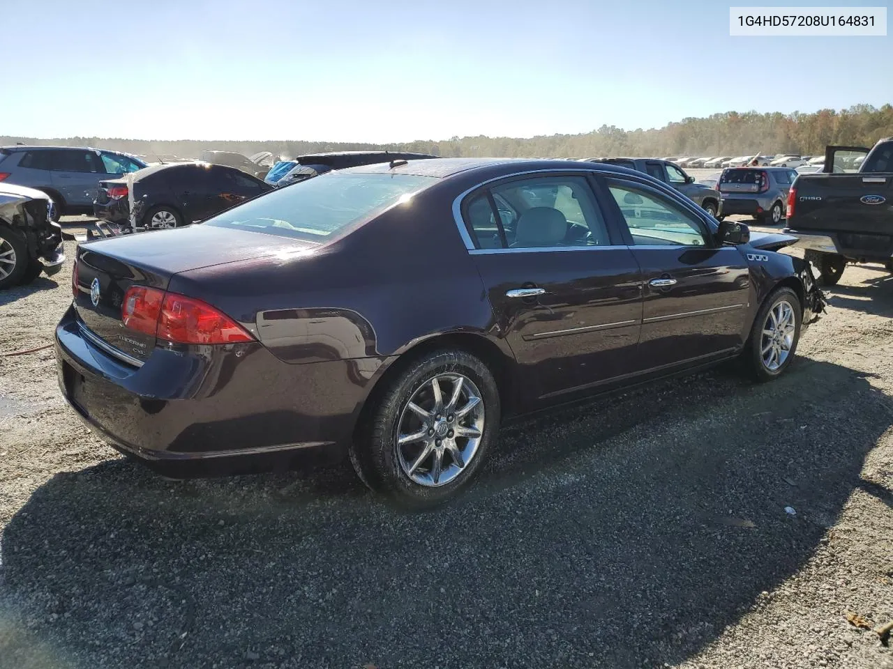 2008 Buick Lucerne Cxl VIN: 1G4HD57208U164831 Lot: 76888794