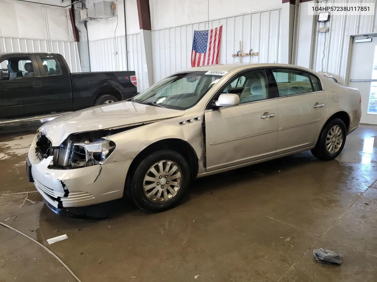 2008 Buick Lucerne Cx VIN: 1G4HP57238U117851 Lot: 76889554