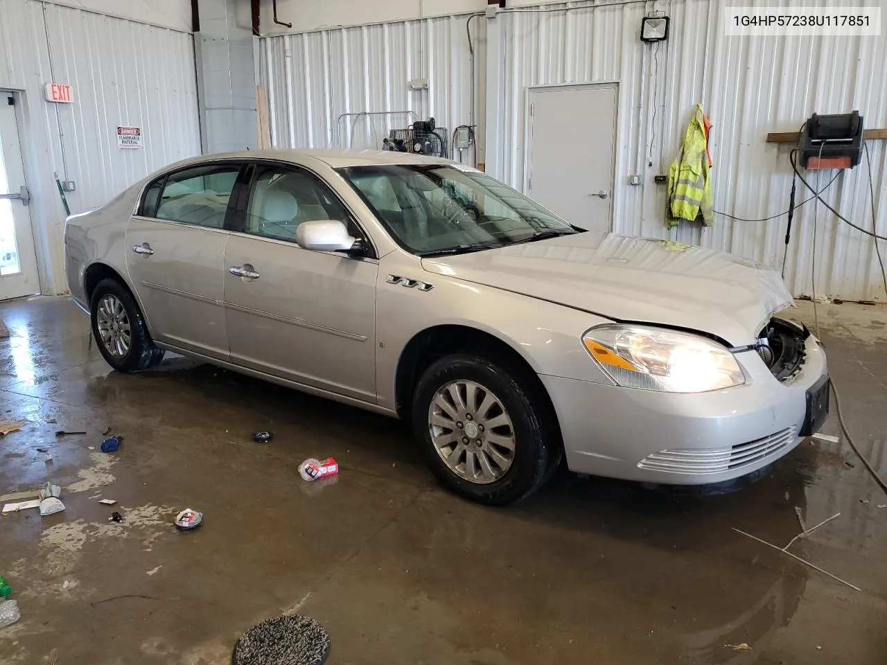 2008 Buick Lucerne Cx VIN: 1G4HP57238U117851 Lot: 76889554