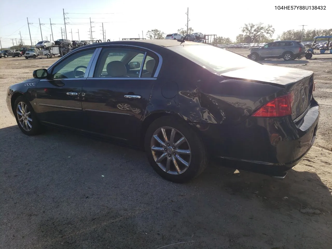 2008 Buick Lucerne Cxs VIN: 1G4HE57Y88U138432 Lot: 77151694