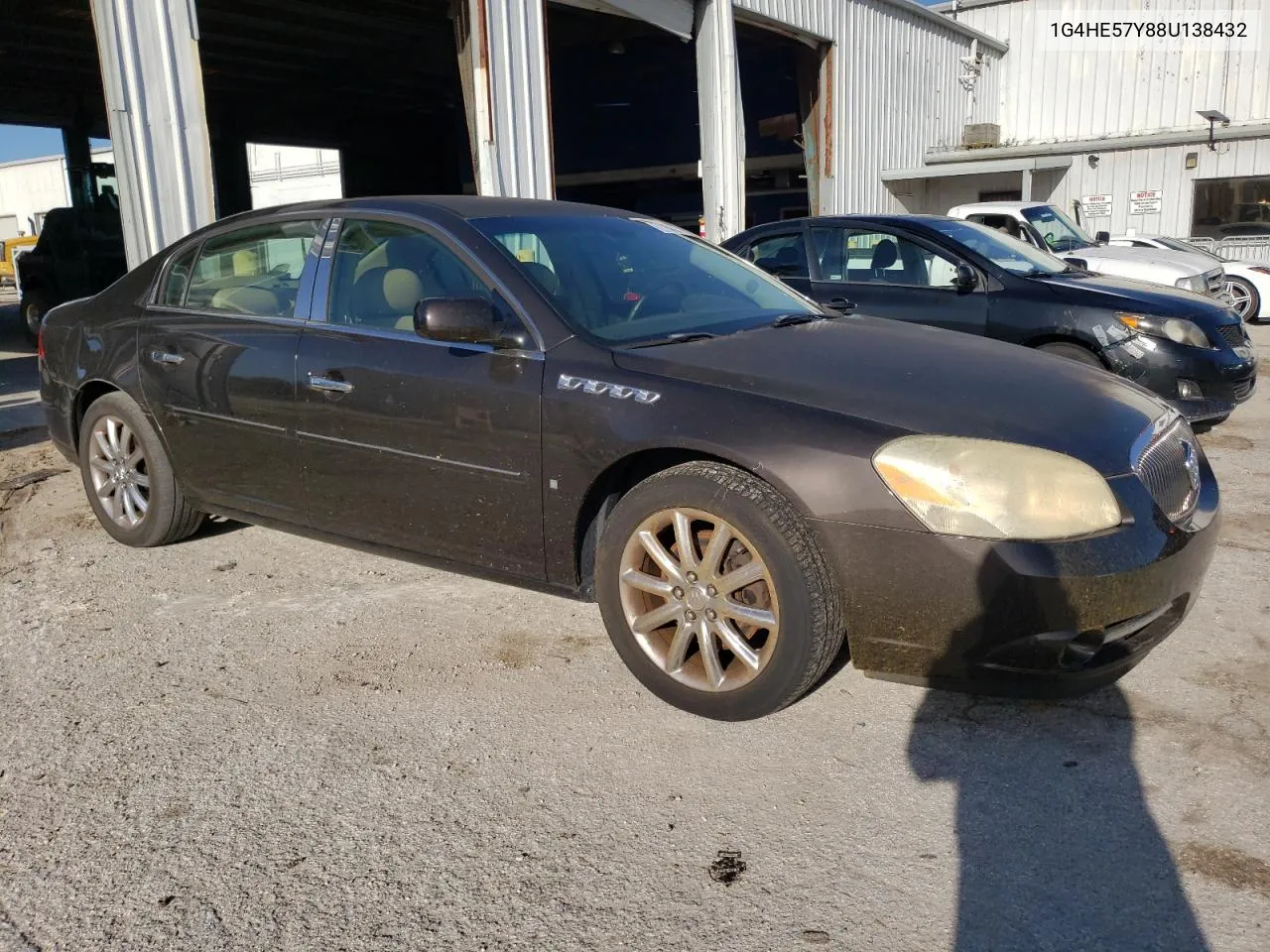 2008 Buick Lucerne Cxs VIN: 1G4HE57Y88U138432 Lot: 77151694