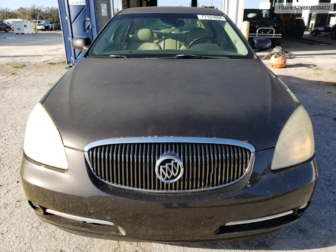 2008 Buick Lucerne Cxs VIN: 1G4HE57Y88U138432 Lot: 77151694