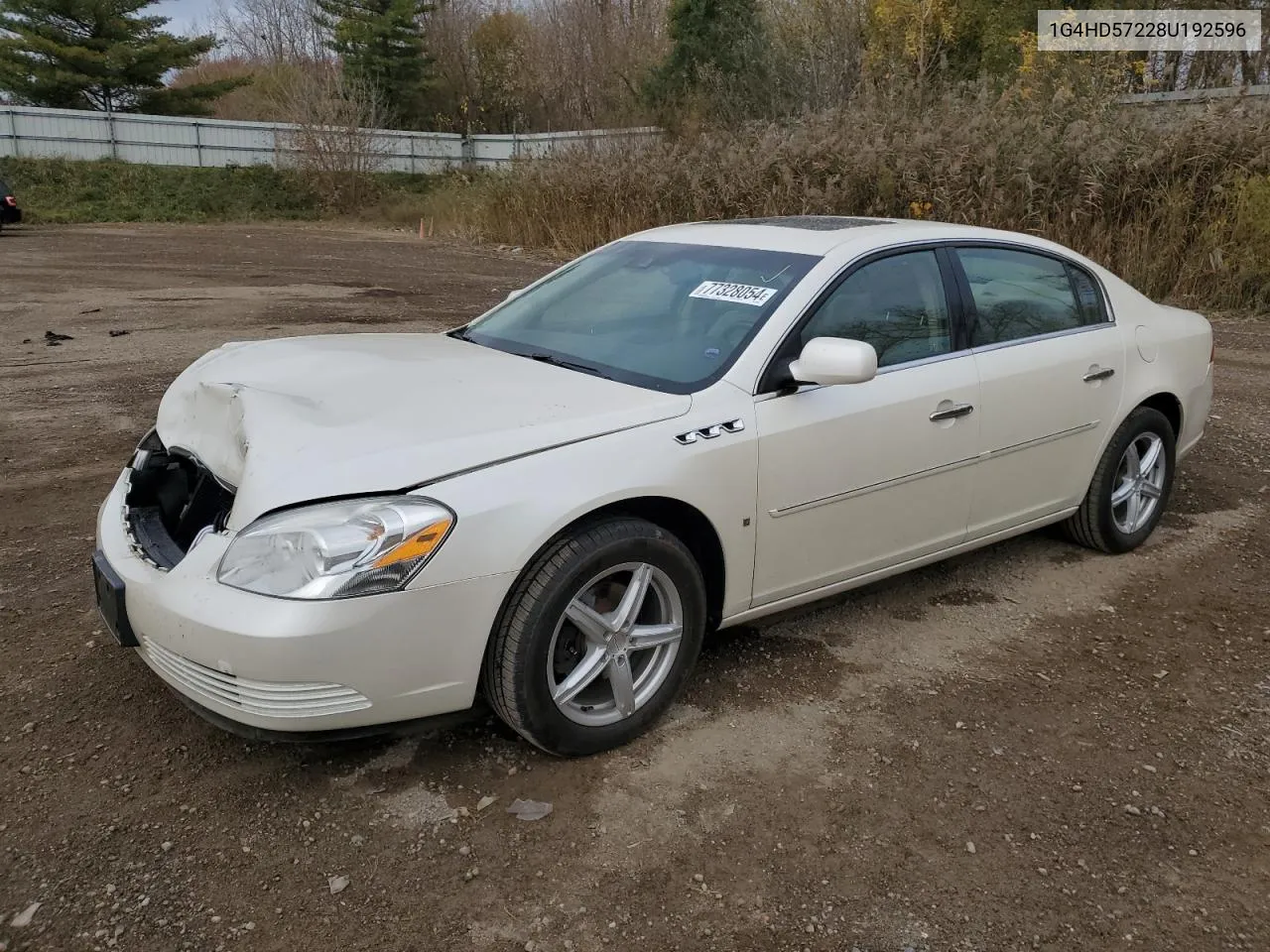 2008 Buick Lucerne Cxl VIN: 1G4HD57228U192596 Lot: 77328054