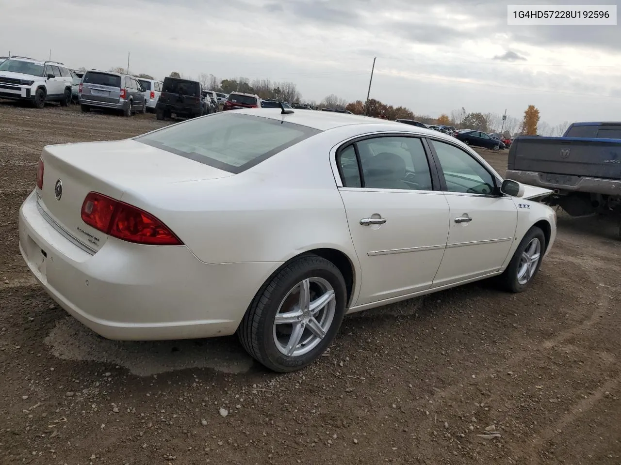 2008 Buick Lucerne Cxl VIN: 1G4HD57228U192596 Lot: 77328054