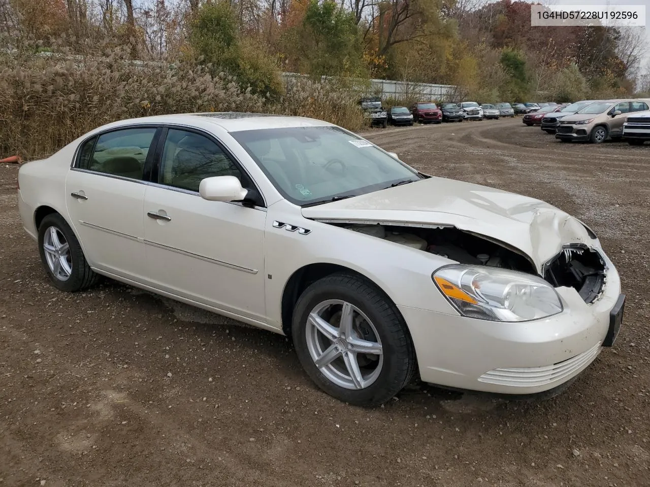 2008 Buick Lucerne Cxl VIN: 1G4HD57228U192596 Lot: 77328054