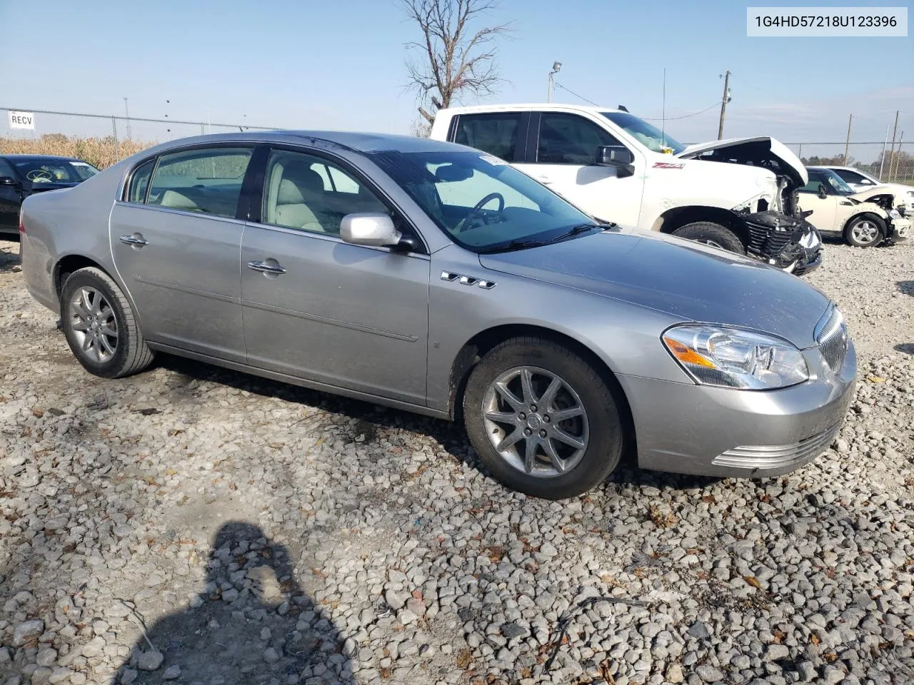 2008 Buick Lucerne Cxl VIN: 1G4HD57218U123396 Lot: 77328494