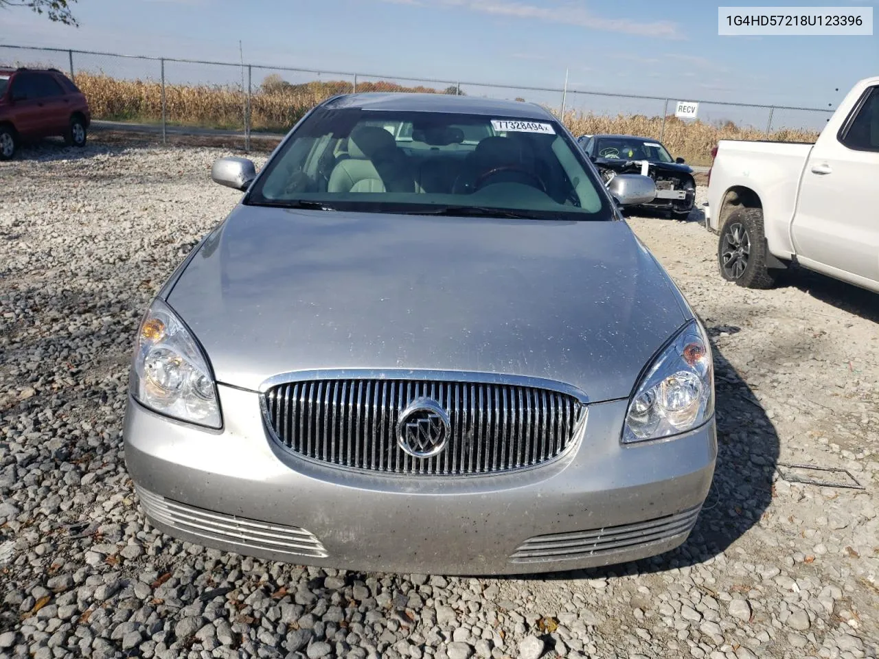 2008 Buick Lucerne Cxl VIN: 1G4HD57218U123396 Lot: 77328494