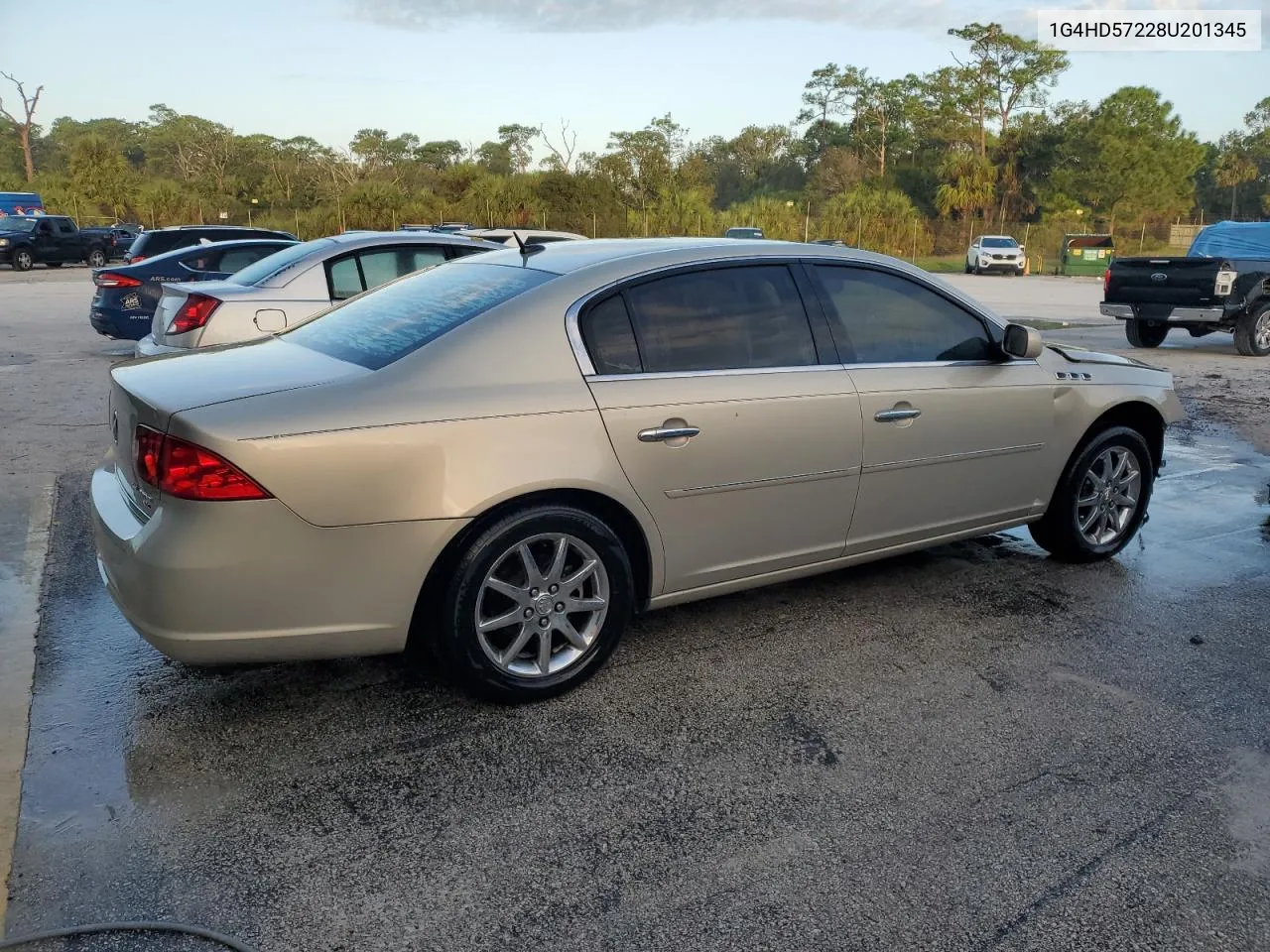 2008 Buick Lucerne Cxl VIN: 1G4HD57228U201345 Lot: 77464134