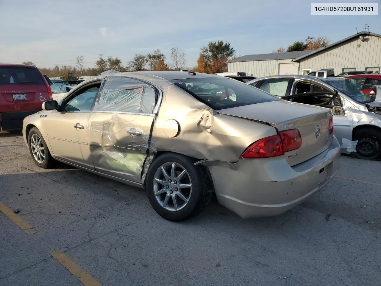 2008 Buick Lucerne Cxl VIN: 1G4HD57208U161931 Lot: 77657344