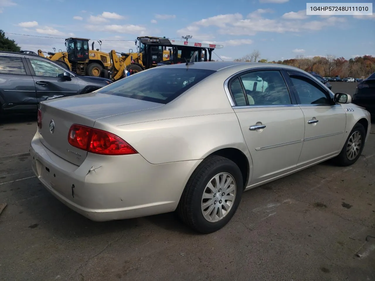 2008 Buick Lucerne Cx VIN: 1G4HP57248U111010 Lot: 77665834