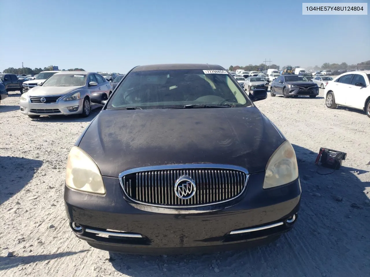 2008 Buick Lucerne Cxs VIN: 1G4HE57Y48U124804 Lot: 77766854