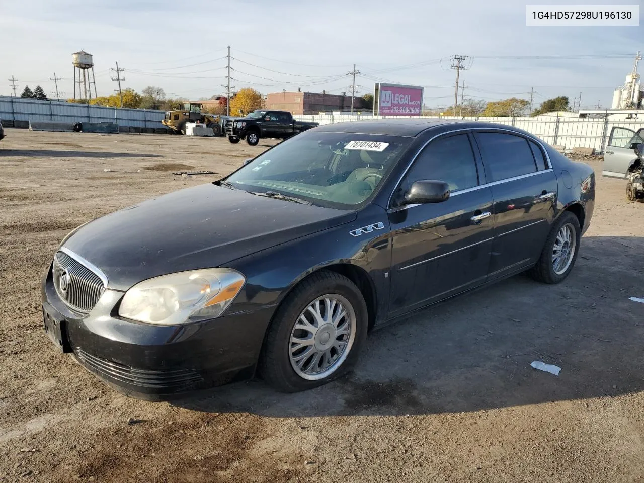 2008 Buick Lucerne Cxl VIN: 1G4HD57298U196130 Lot: 78101434