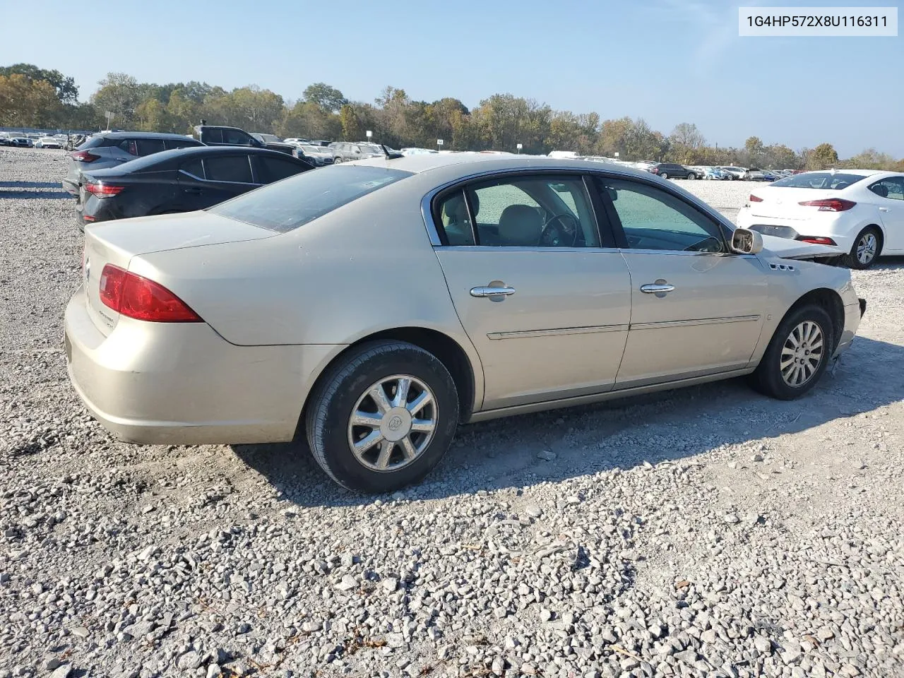 2008 Buick Lucerne Cx VIN: 1G4HP572X8U116311 Lot: 78248854