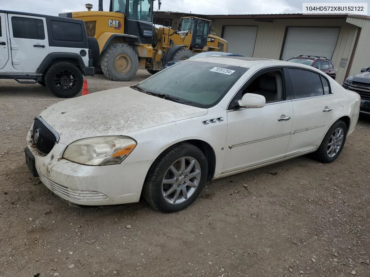 2008 Buick Lucerne Cxl VIN: 1G4HD572X8U152122 Lot: 78261254