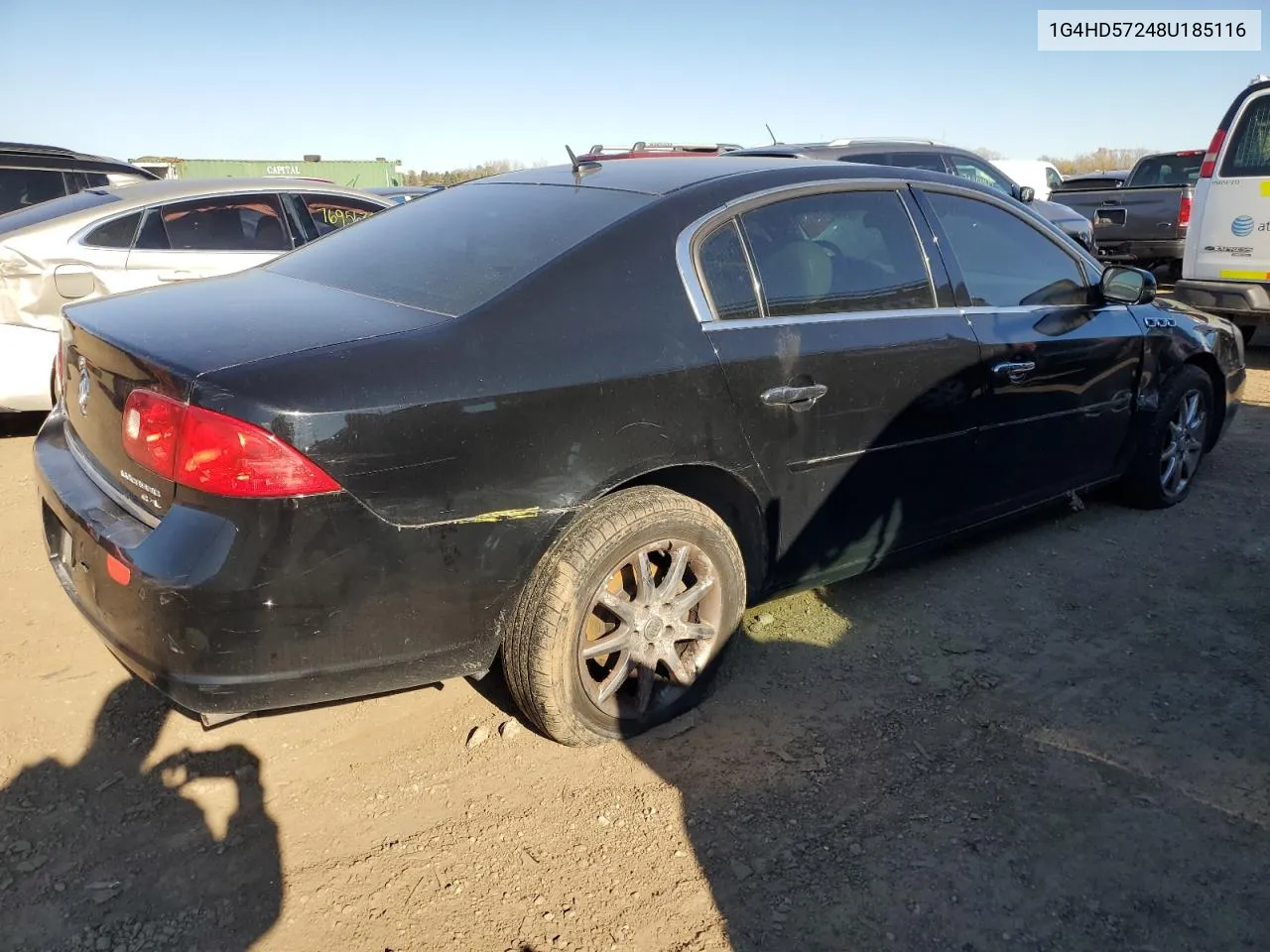 2008 Buick Lucerne Cxl VIN: 1G4HD57248U185116 Lot: 78536444