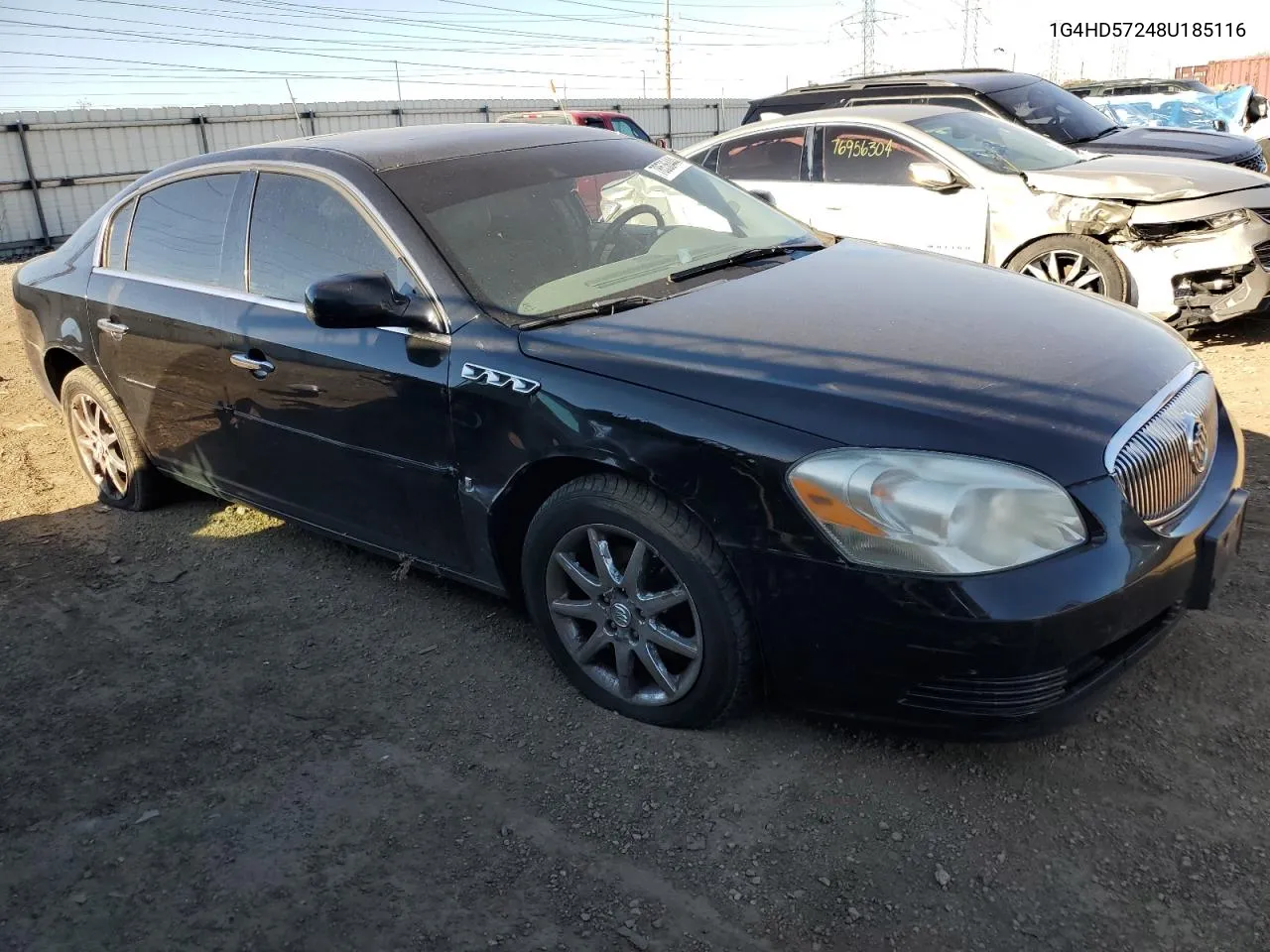 2008 Buick Lucerne Cxl VIN: 1G4HD57248U185116 Lot: 78536444