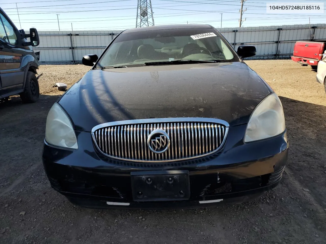 2008 Buick Lucerne Cxl VIN: 1G4HD57248U185116 Lot: 78536444